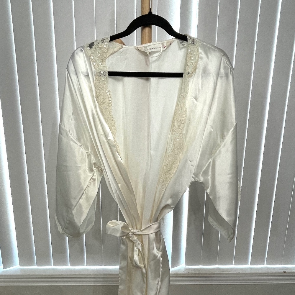 Victoria's Secret vintage Bias Cut Lace Kimono robe 1990's